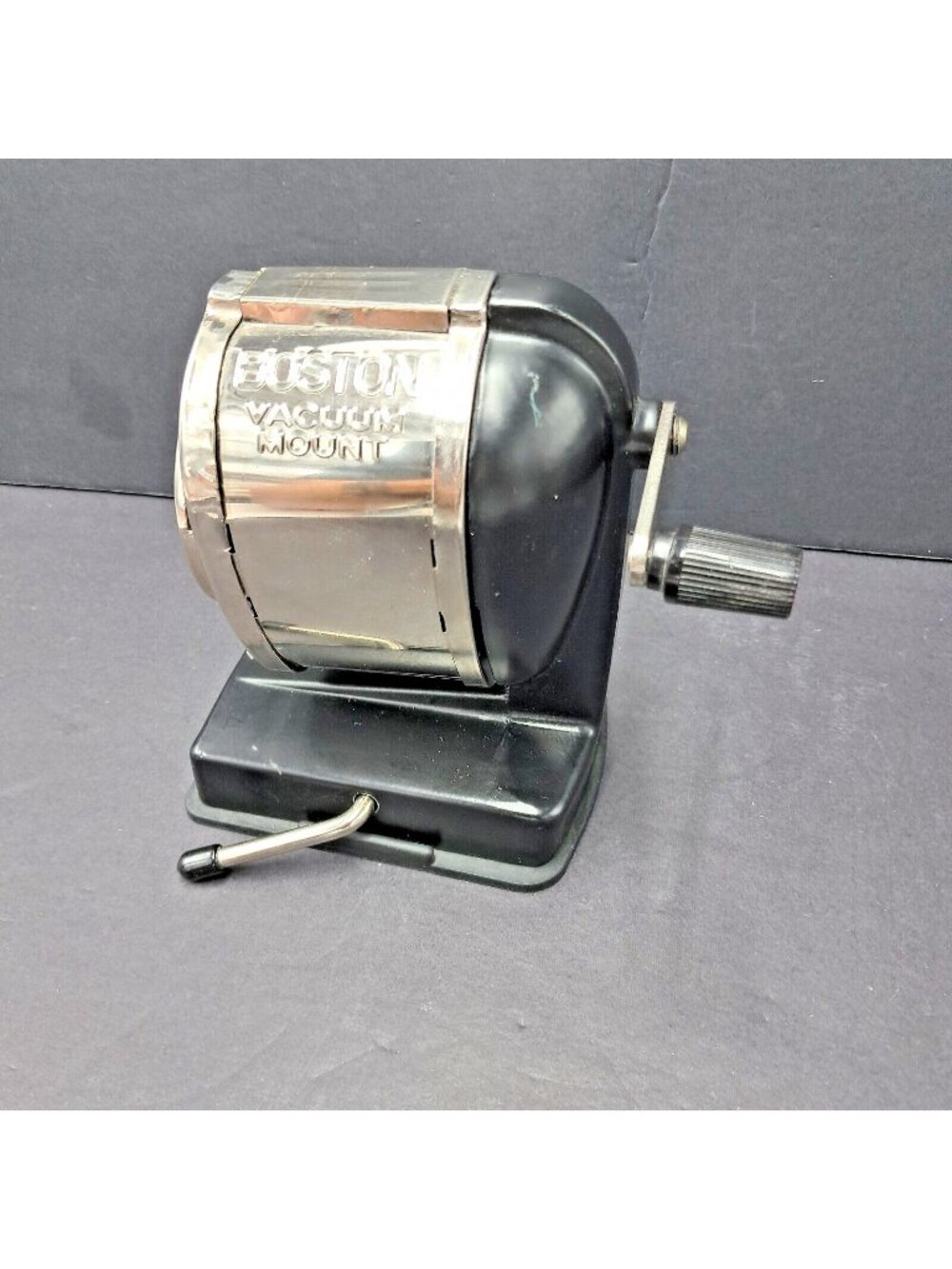 Vintage Boston Vacuum Mount Mechanical Pencil Sharpener